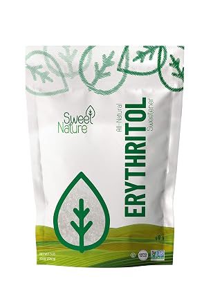 Sweet Nature Erythritol Sugar Free Sweetener, Keto Friendly, 5 Lb 80 Oz | All Natural, Non GMO, Kosher