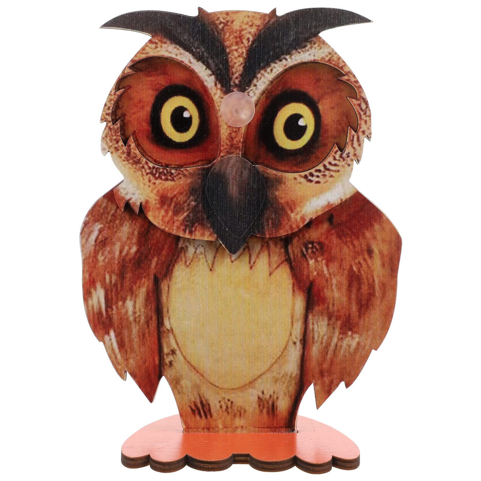 フクロウ 木製メガネ掛けスタンド ふくろうめがね置き ふくろうグッズ