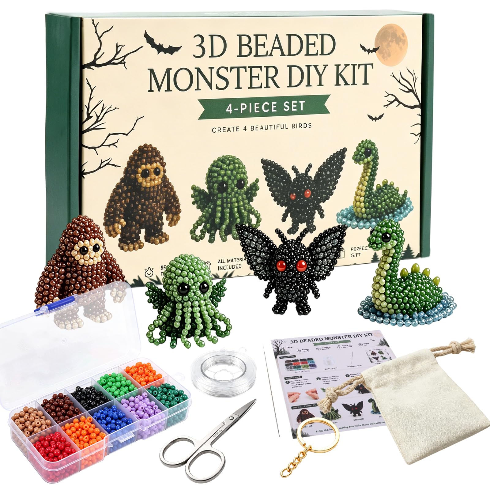 Photo 1 of BLOWADM 3D Beaded Animal DIY Craft Kit