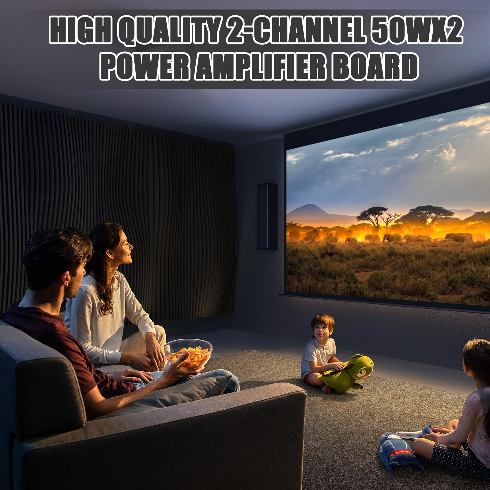 Versterker Bluetooth Hifi Stereo 2.0 kanalen 2 x 50 W Audio-versterker