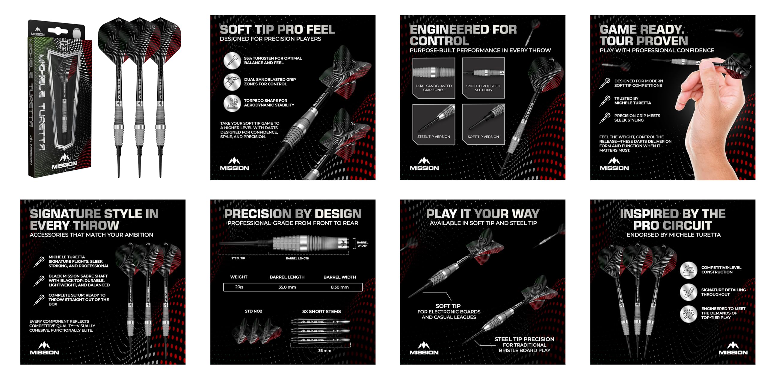 Mission Michele Turetta 90% Softdarts