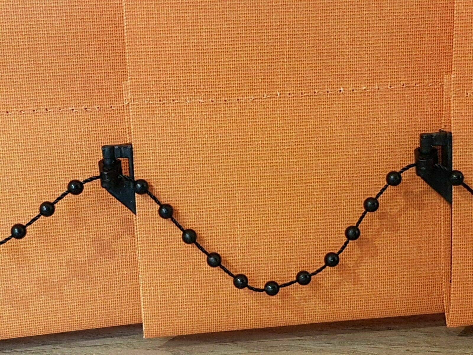 A.w Black Replacement 3.5Inch (89Mm) Weights For Vertical Blinds- Chains Option (50Pcs, Including Chain)