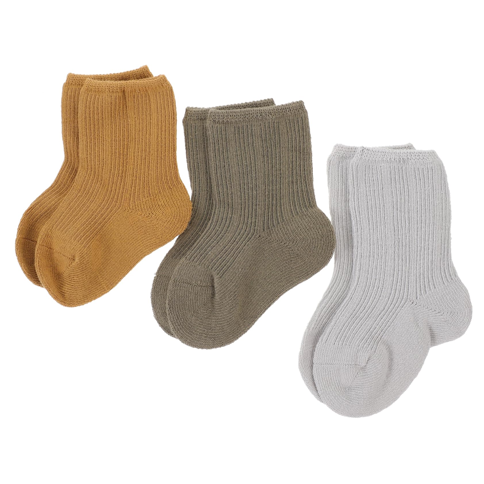 VICASKY Breathable Toddler Socks for Baby Girls Boys 3 Pairs Winter Warm Socks Newborn Infant Ankle Socks