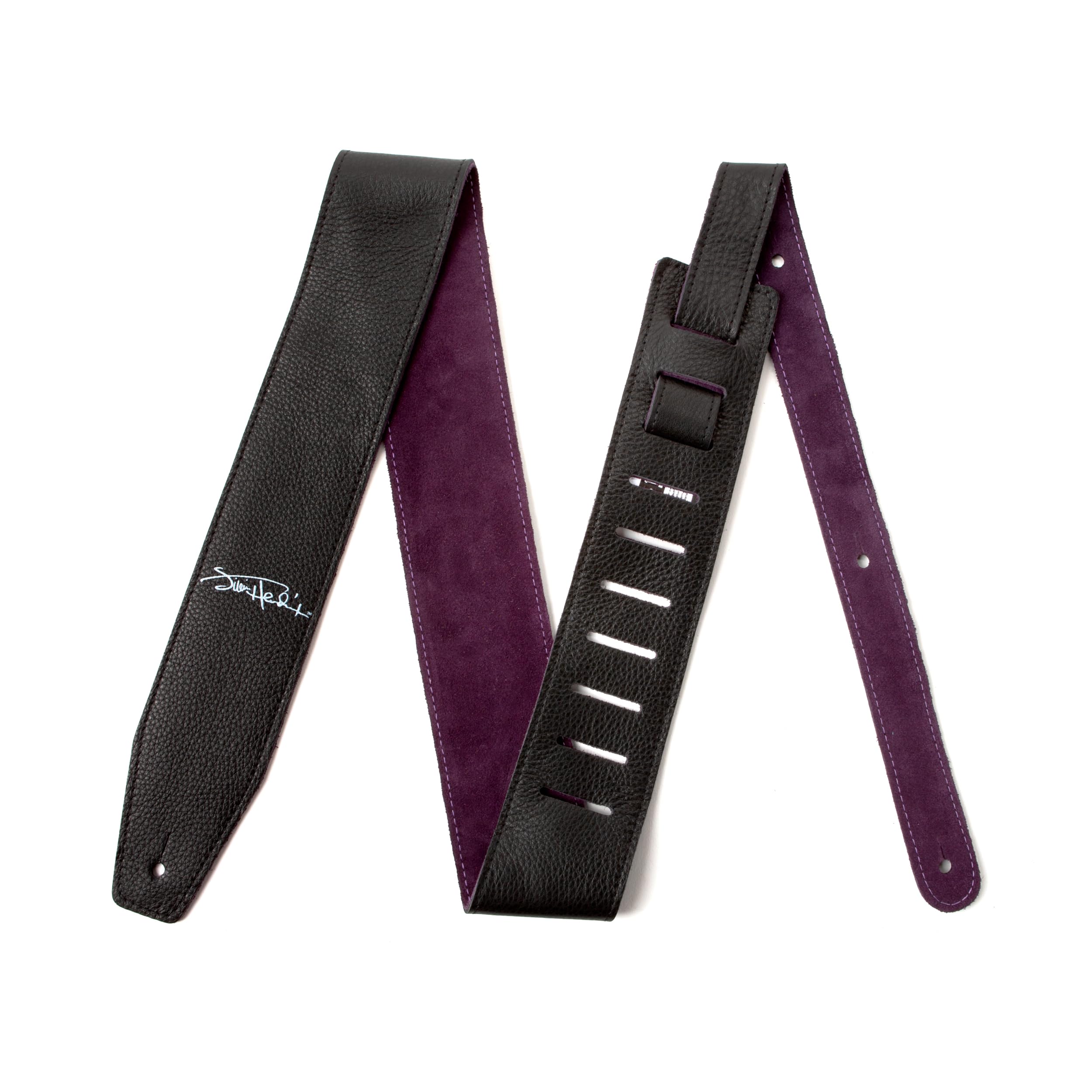 DUNLOP - JH20 - Correa de guitarra Hendrix Signature Leather, negra