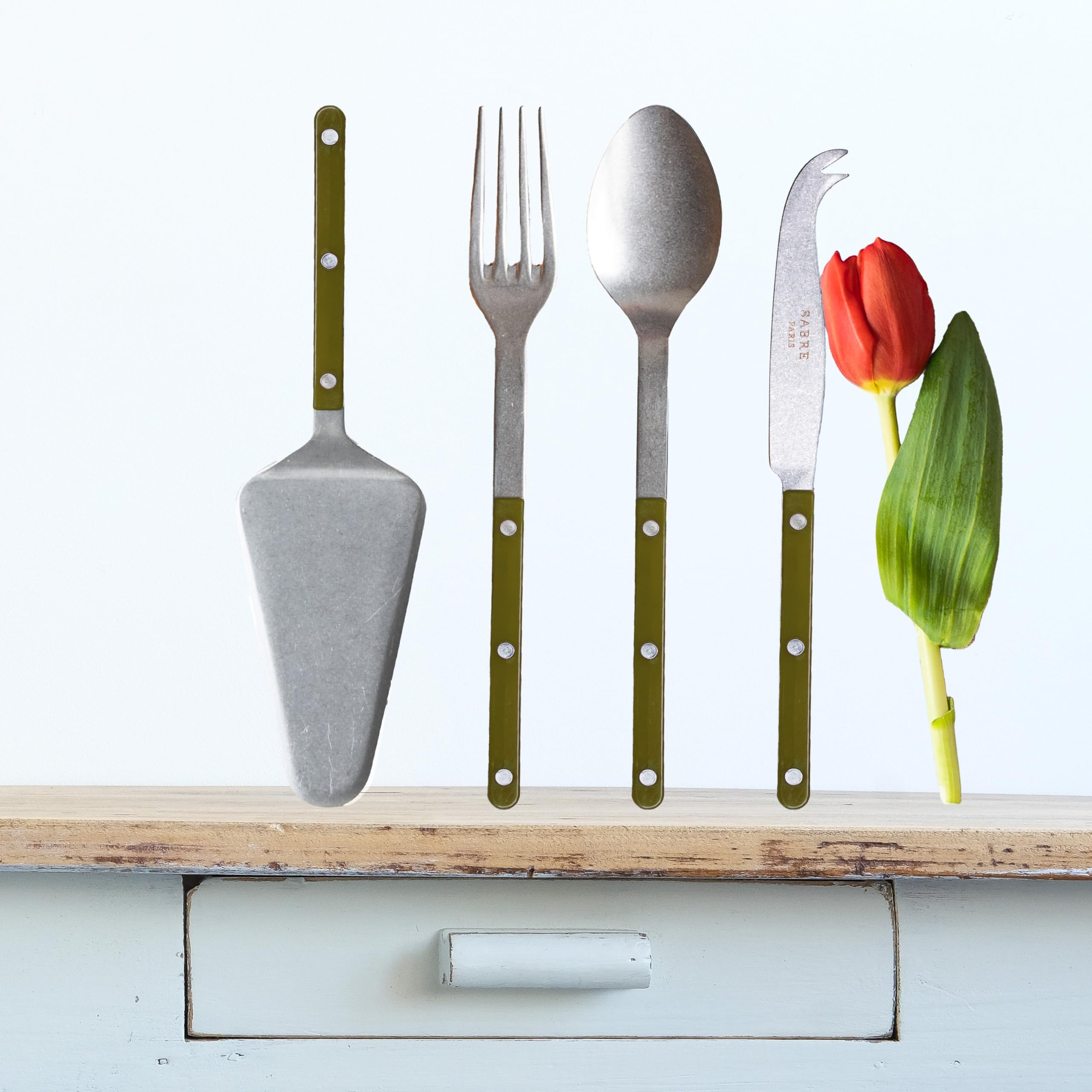 Amazon.com | SABRE PARIS - 4-Piece Serving Set - Bistrot Vintage