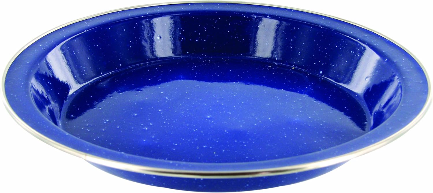 Highlander Deluxe Enamel Plate Camping - Black