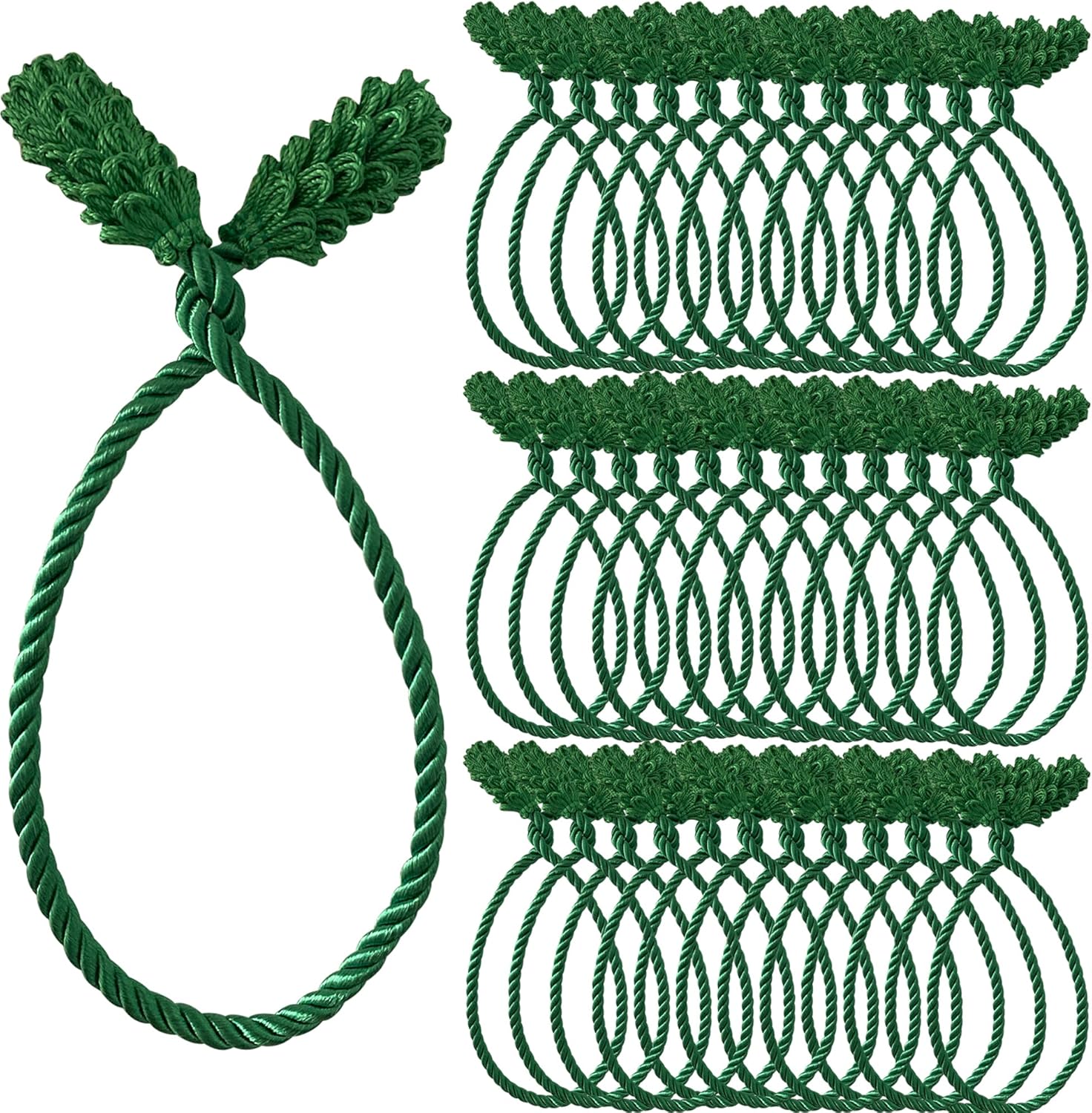 Christmas Garland Ties Green Christmas Decorative Twist