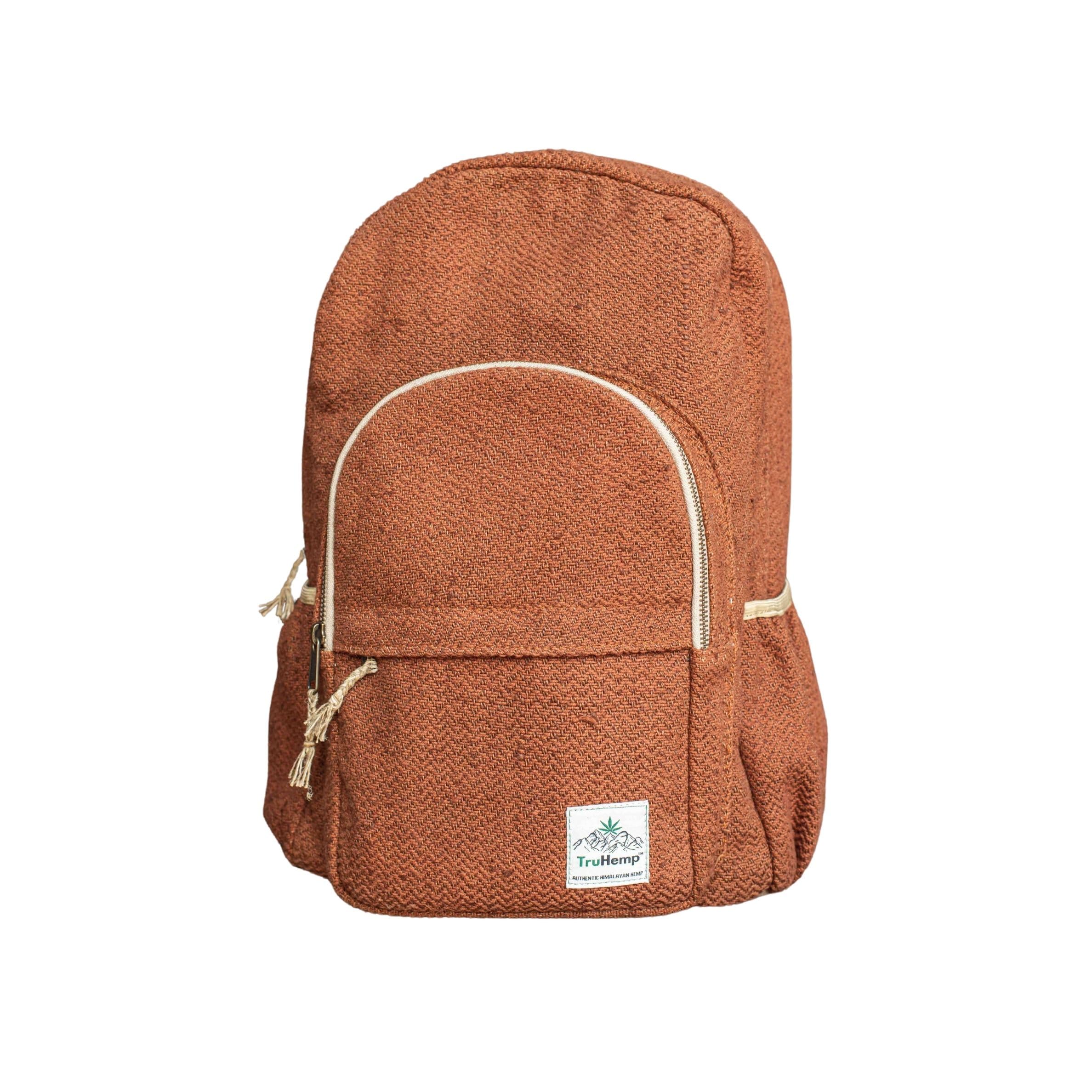 Classic Hemp Backpack with Secure Zippers | Sustainable and Spacious Backpack with Triple Compartments | 15L Capacity-image-46