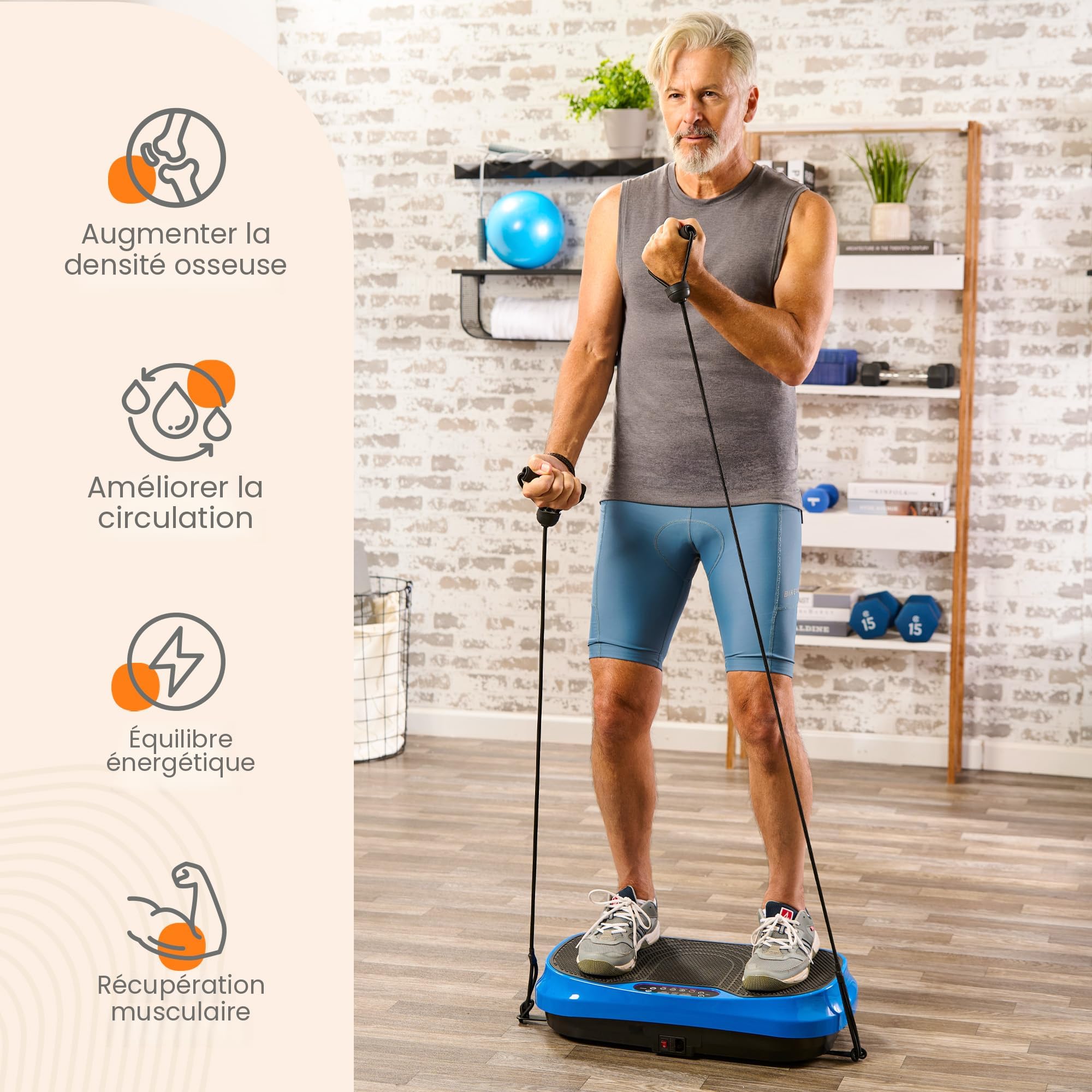 Machine d'exercice à plaques vibrantes Perte de Guadeloupe