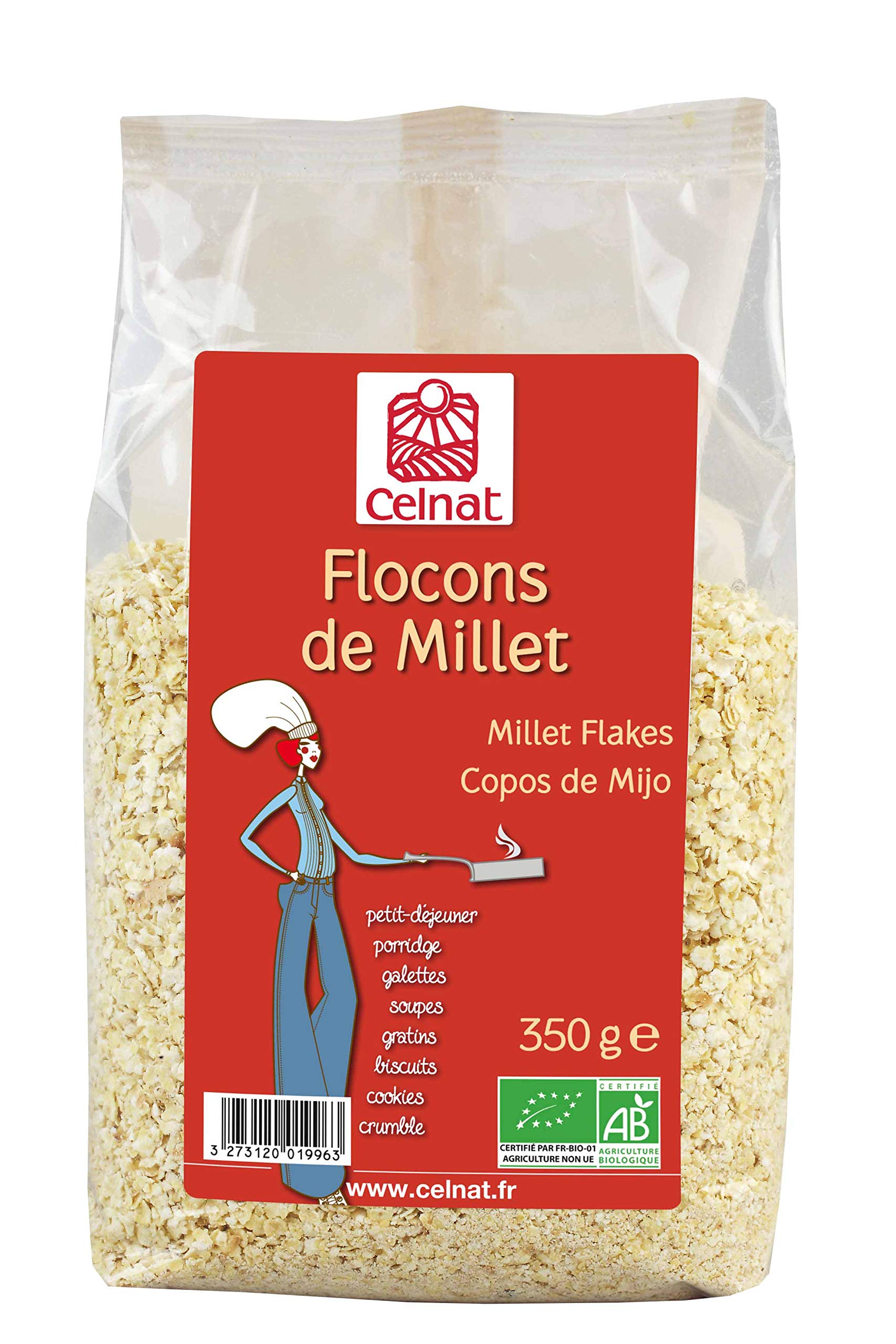 CELNAT COPOS DE MIJO 350gr. BIO – soin conçu pour une utilisation régulière, peut être utilisé régulièrement selon les besoins individuels, poids 350 g et convient à ceux qui privilégient des produits