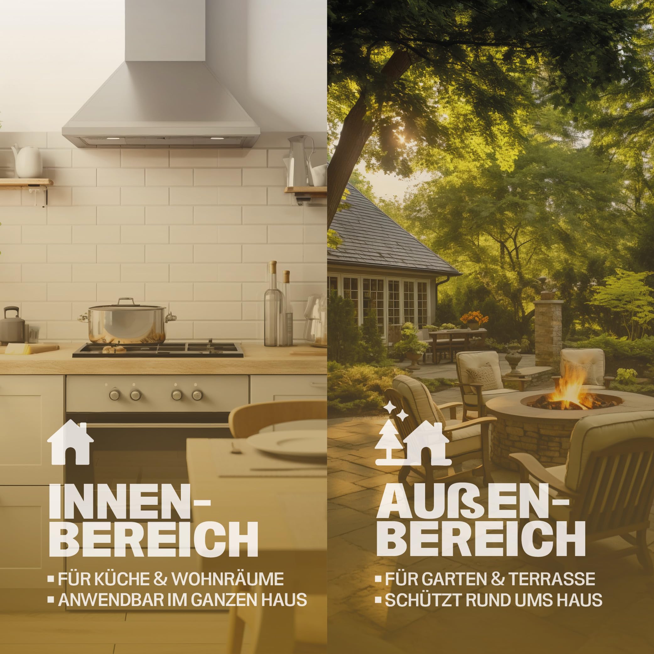 INSIGO Anti Wespen Spray 5l Kanister + 5L Drucksprüher - Wespenmittel mit mechanischer Wirkung - Effektive Abwehr für Wespen - Wespen Spray mit Sofortwirkung
