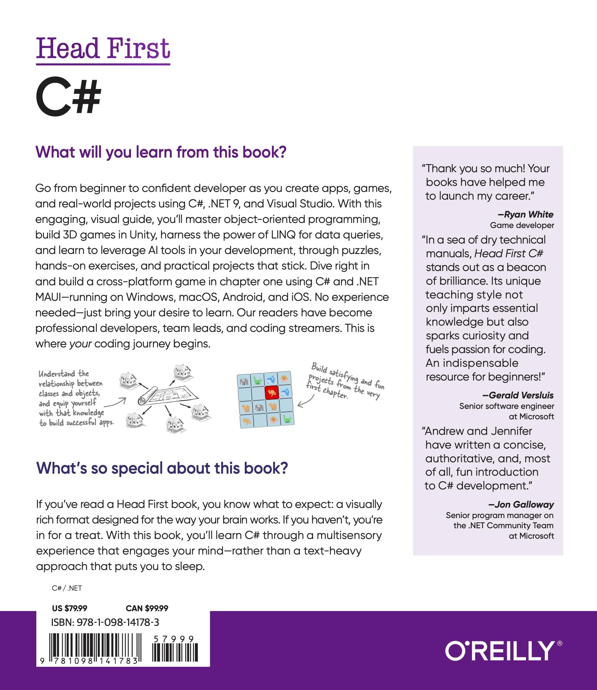 Head First C# (Sharp): A Learner's Guide to Real-World Programming with C# and .NET