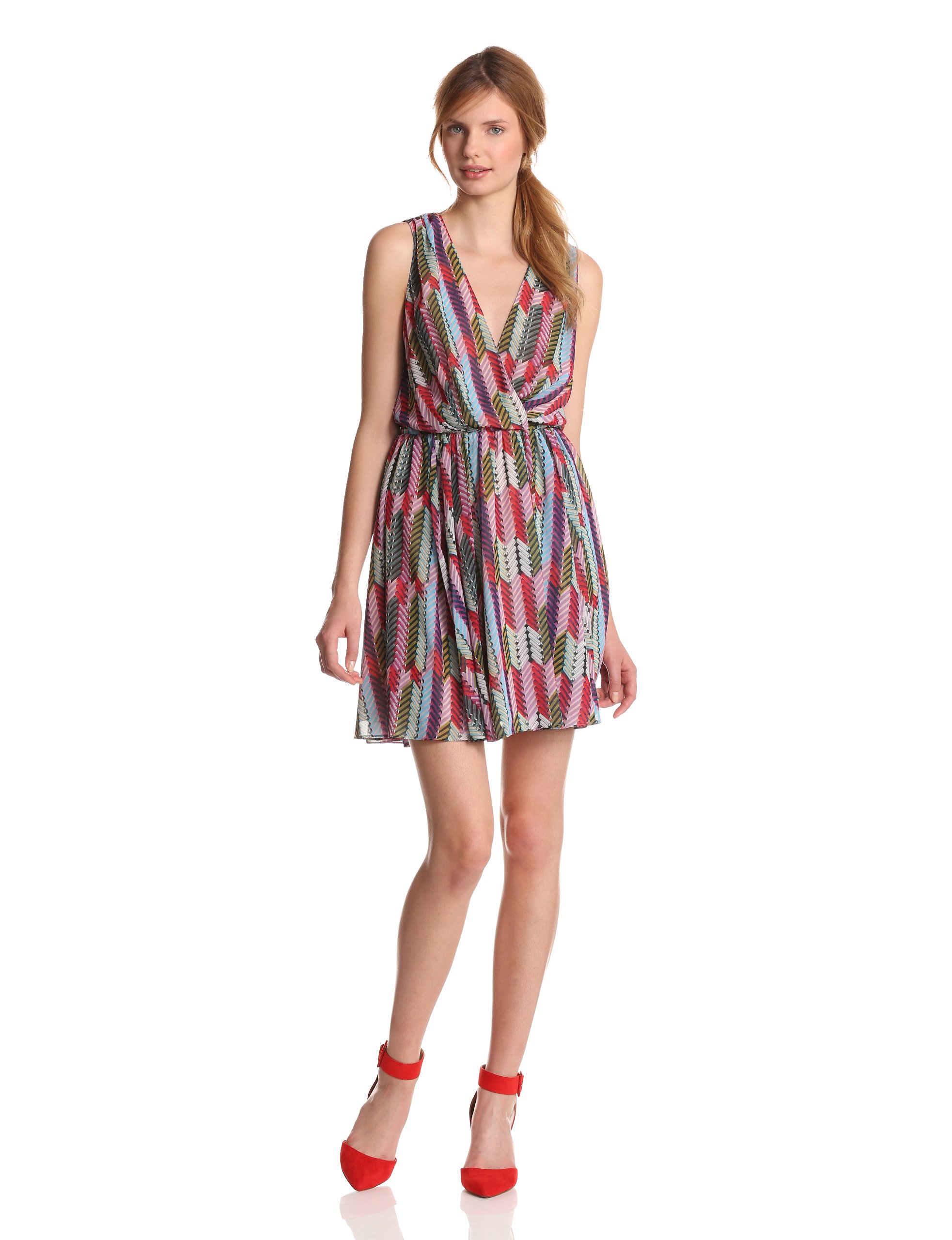 Erin FetherstonERIN erin fetherston Women's Printed Wrap Dress