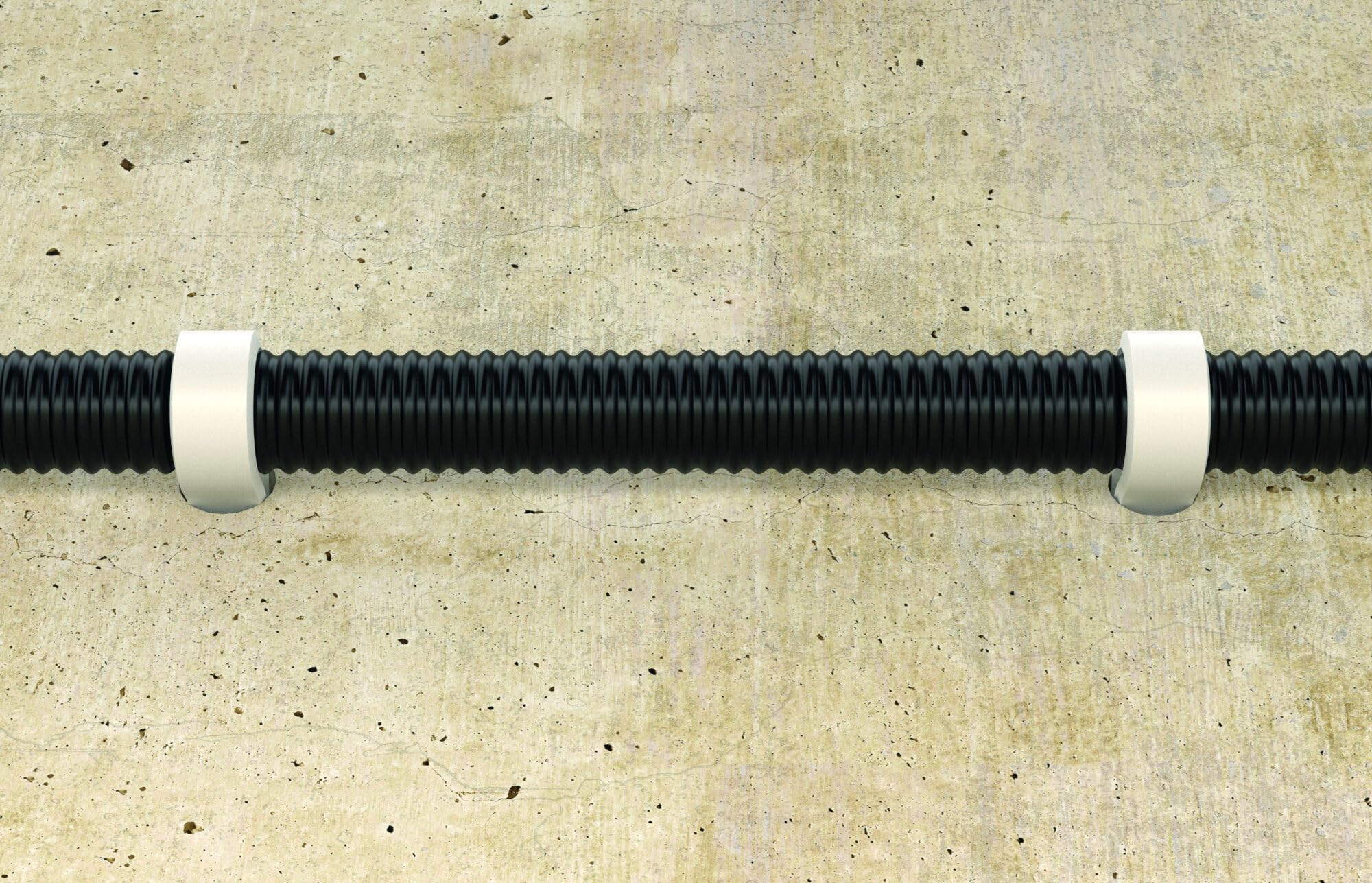 Fischer Clip Fissatubo a Battere FX-S 16 per Fissaggi Veloci Senza Tasselli di Tubi Elettrici su Calcestruzzo, Cemento, Mattoni, Avvolge Completamente il Tubo, con Nervatura di Rinforzo, 100 pz 566445