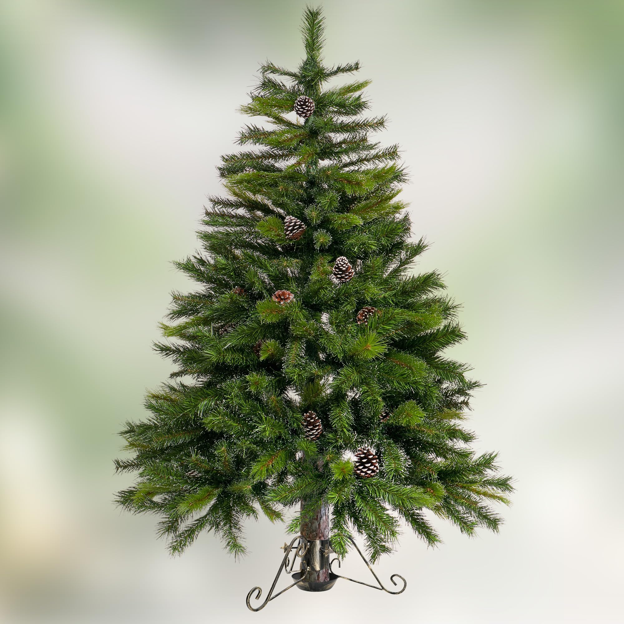 KOTARBAU® Support pour sapin de Noël avec réservoir d’eau ⌀ 100 mm Support pour sapin de Noël Noir avec réservoir d’eau Support pour sapin de Noël Support pour arbre de Noël Support pour sapin de Noël
