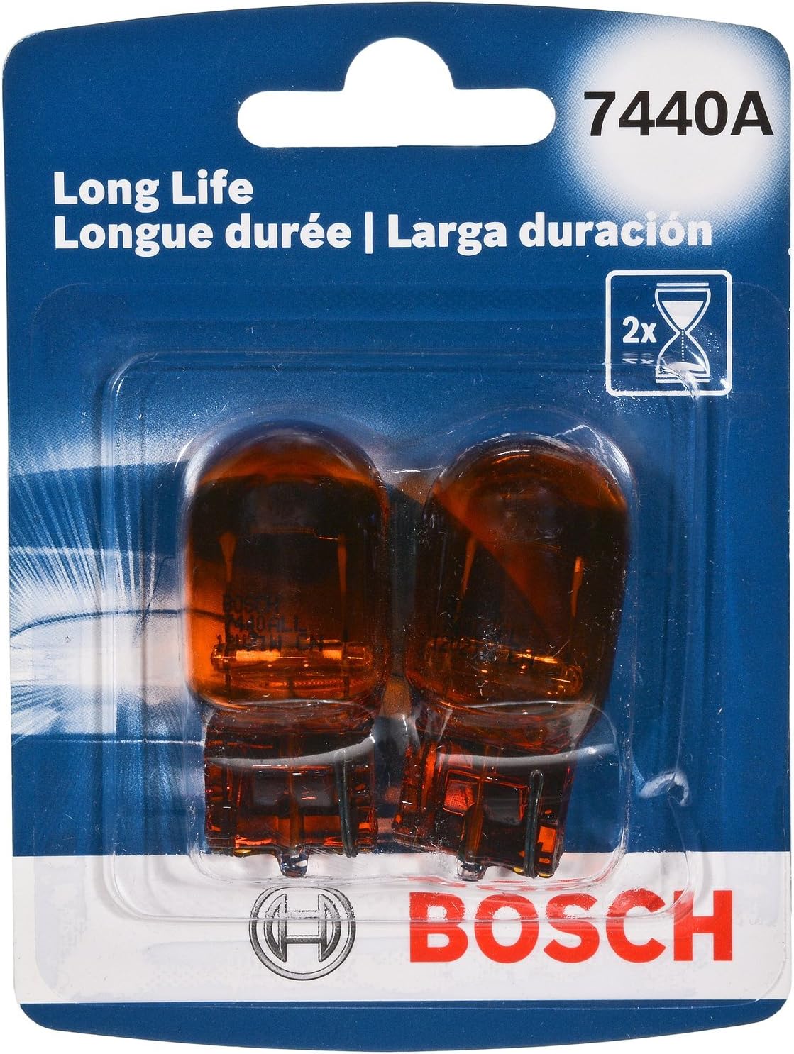 BOSCH 7440A Long Life Upgrade Miniature Bulb - Pack of 2 (7440ALL)