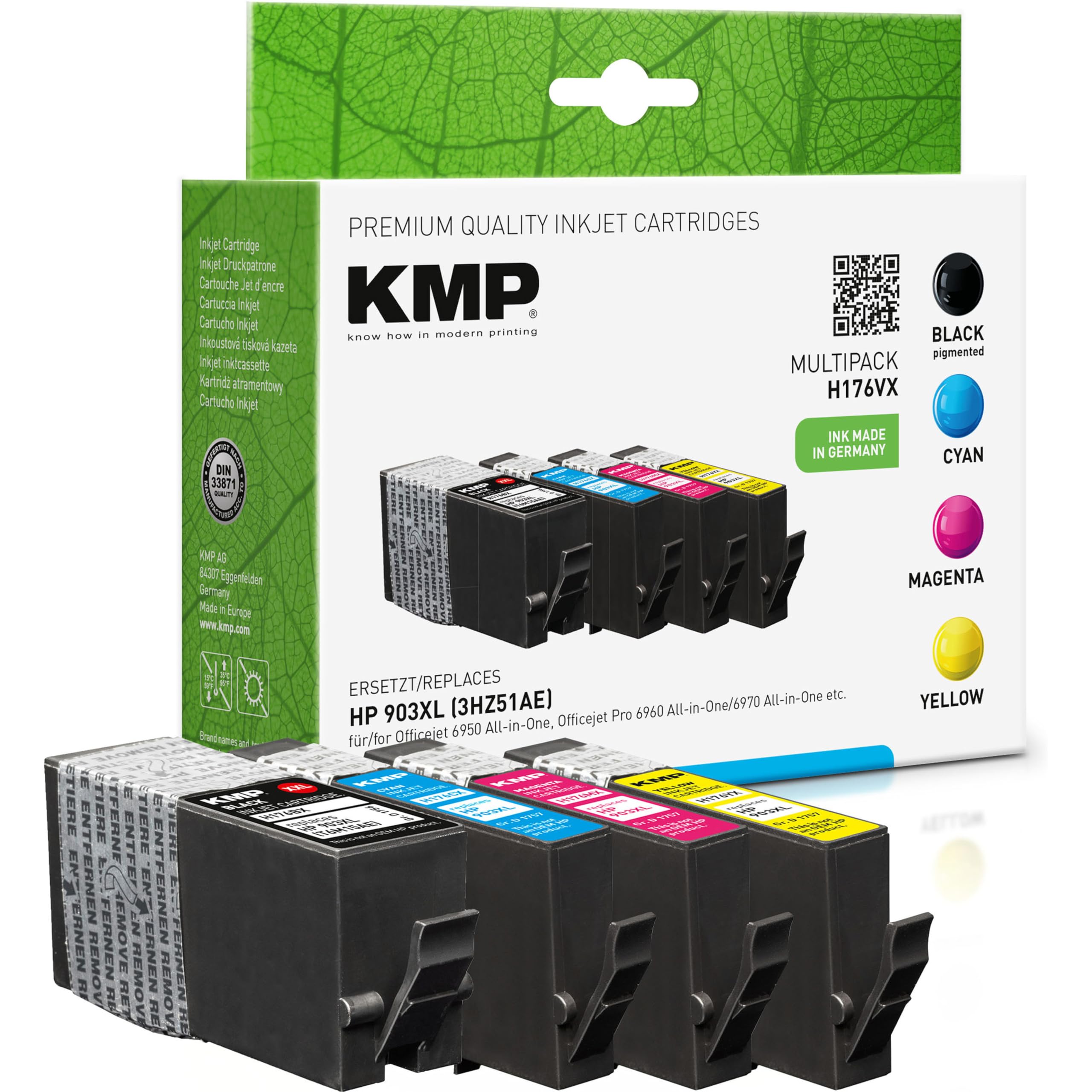 GREENSKY 903XL 903 inktcartridge compatibel met HP 903XL cartridge voor HP Officejet 6950 6960 OfficeJet Pro 6960 6970 cartridge voor 903xl pak van 4 patronen GREENSKY 903XL 903 inktcartridge compatibel met HP 903XL cartridge voor HP Officejet 6950 6960 OfficeJet Pro 6960 6970 cartridge voor 903xl pak van 4 patronen