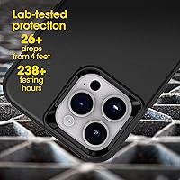 Vista 9 de OtterBox Funda para iPhone 14 Pro Max (solamente) de la serie Commuter - Negro, delgada y resistente, apta para bolsillo, con protección de puerto