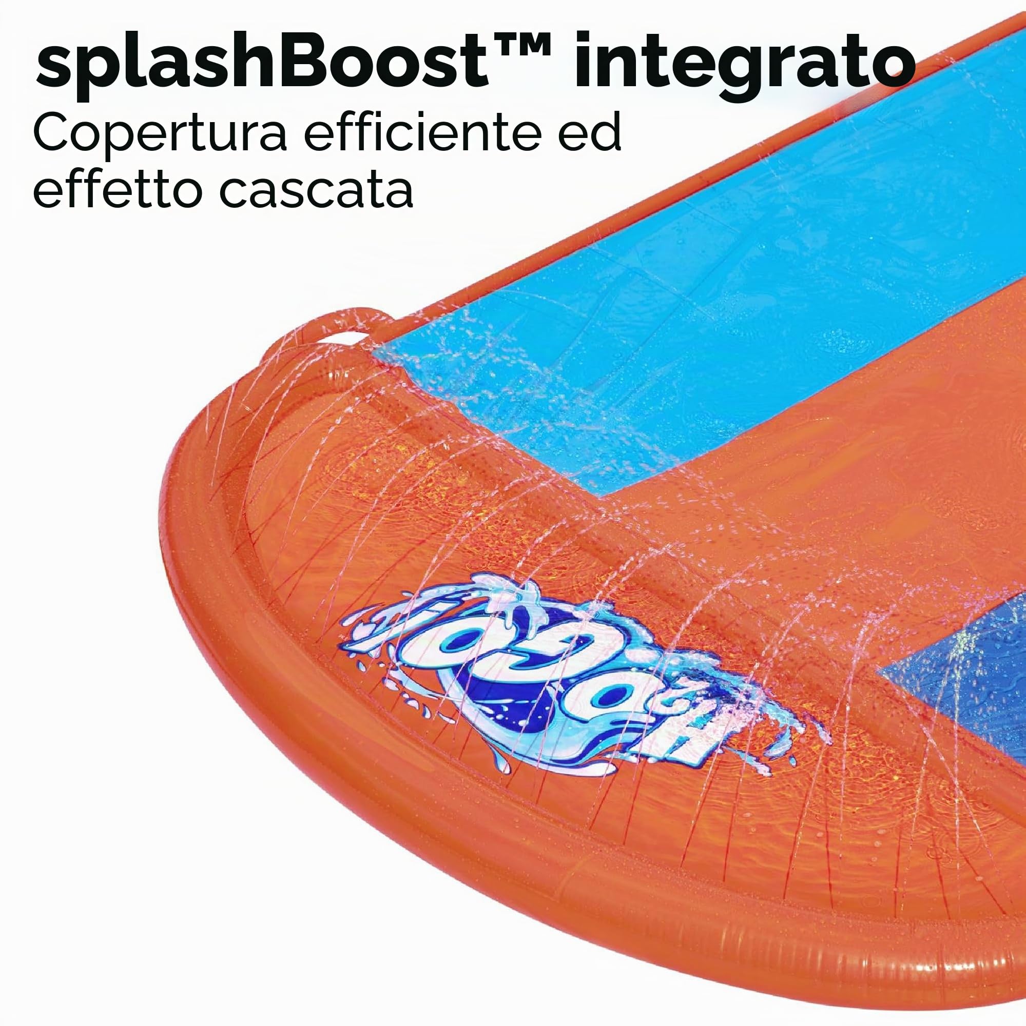 Bestway 52329 Scivolo d'acqua per bambini Triple Slide, 3 anni+