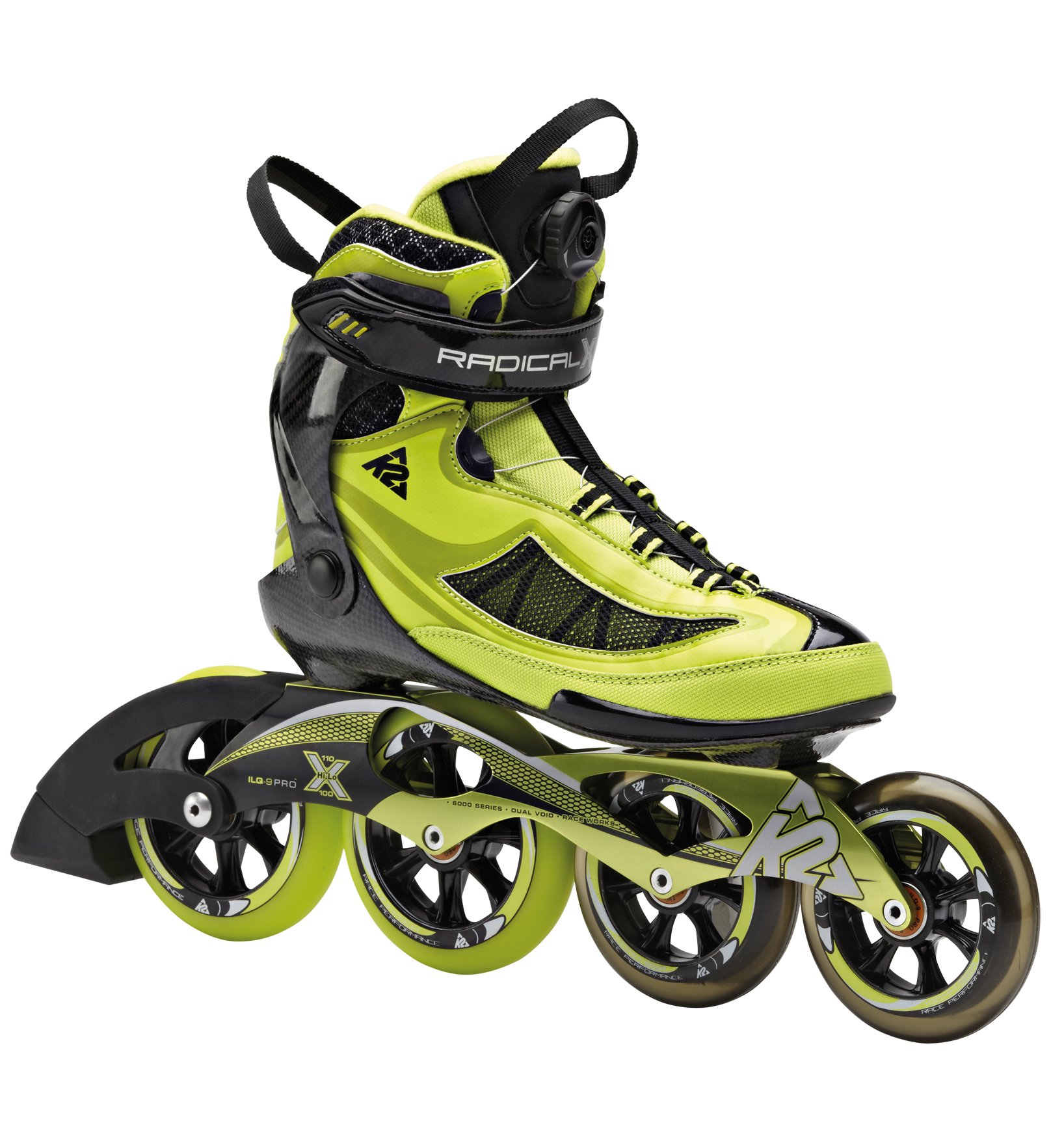 K2 Skate Men's Radical X Boa Racing Inline Skates