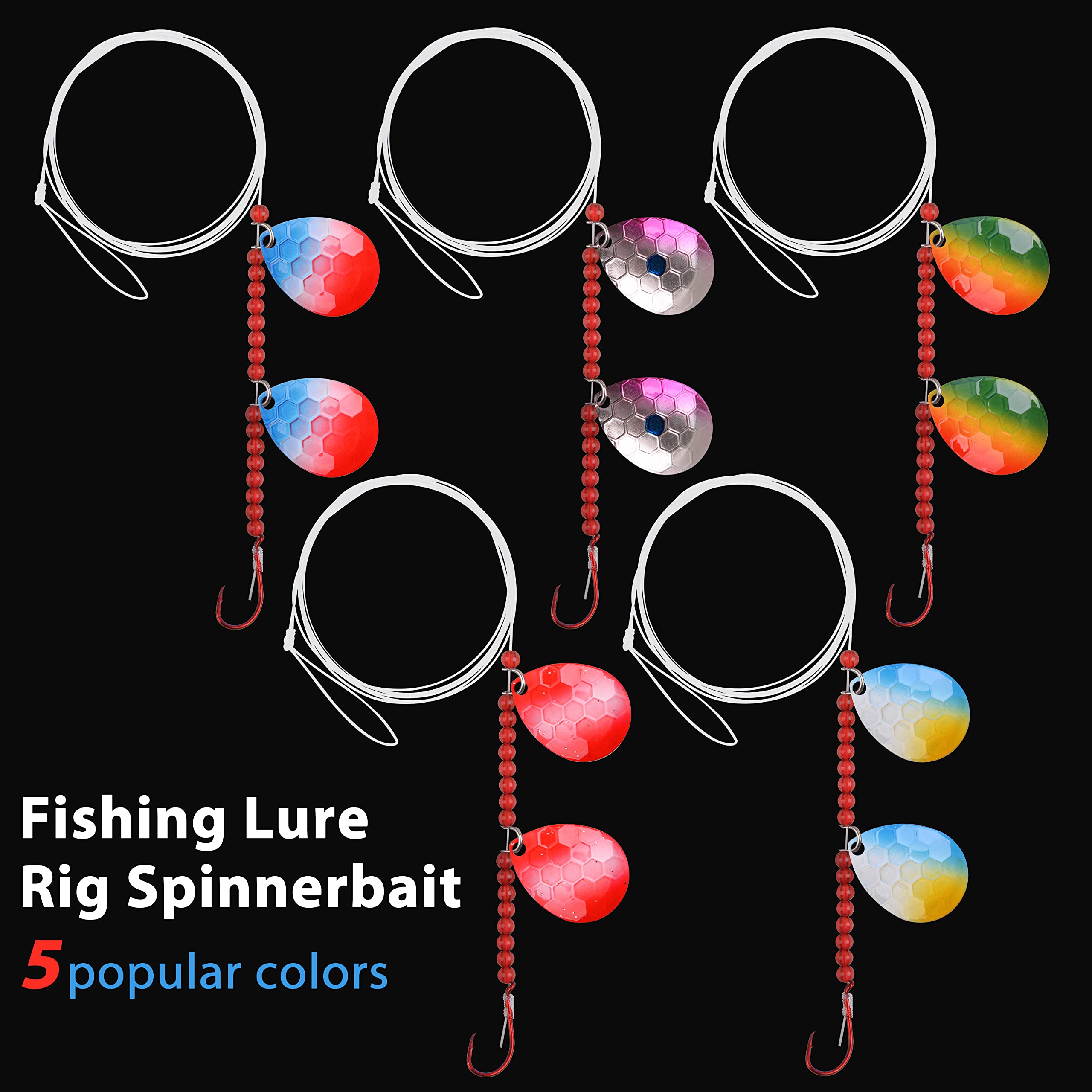 Spinner Rig Components Snapklik.com : OROOTL Walleye Spinner Rigs Kit, 6pcs Walleye Fishing ...