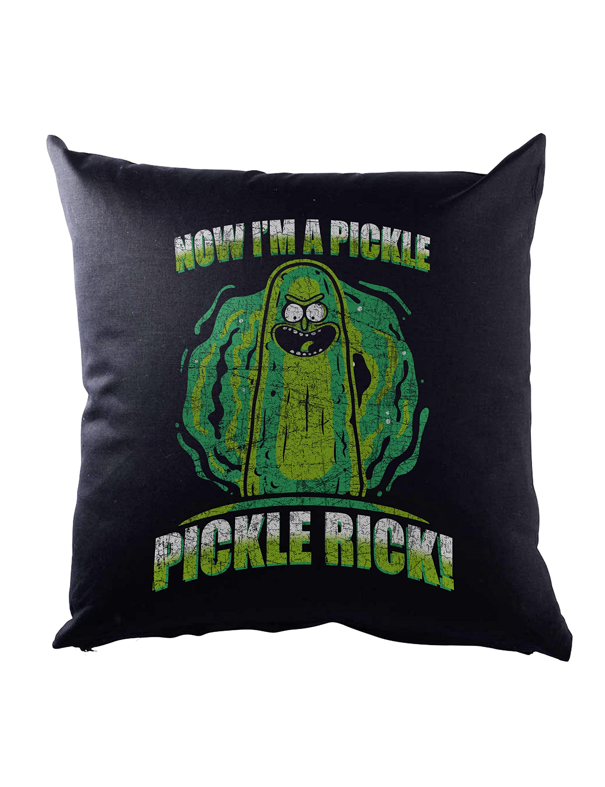 Urban Backwoods Black Pickle Rick Decorative Pillow Cushion