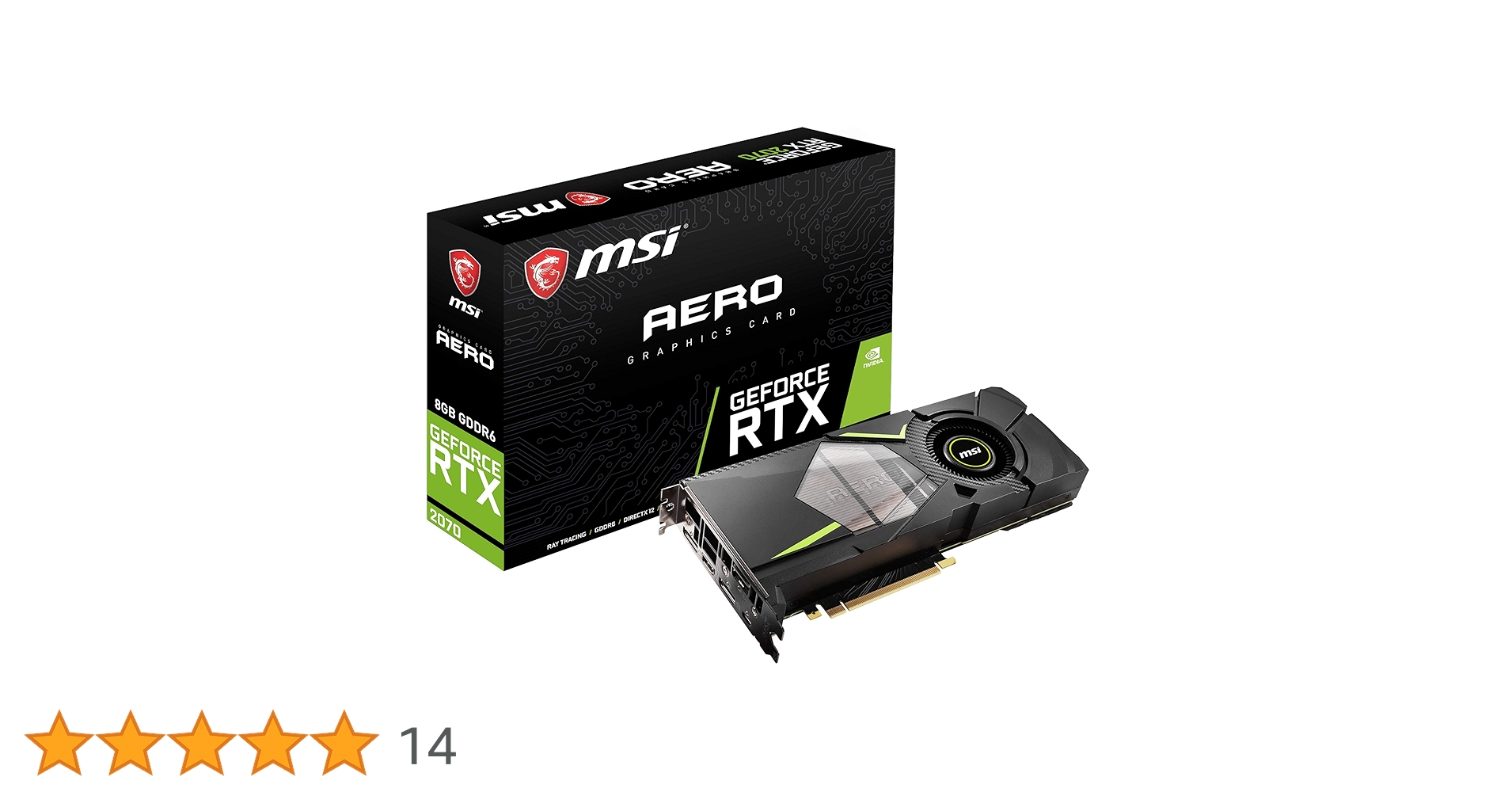 MSI GeForce RTX 2070 AERO グラフィックボード Amazon | MSI GeForce RTX 2070 AERO ITX 8G グラフィックス