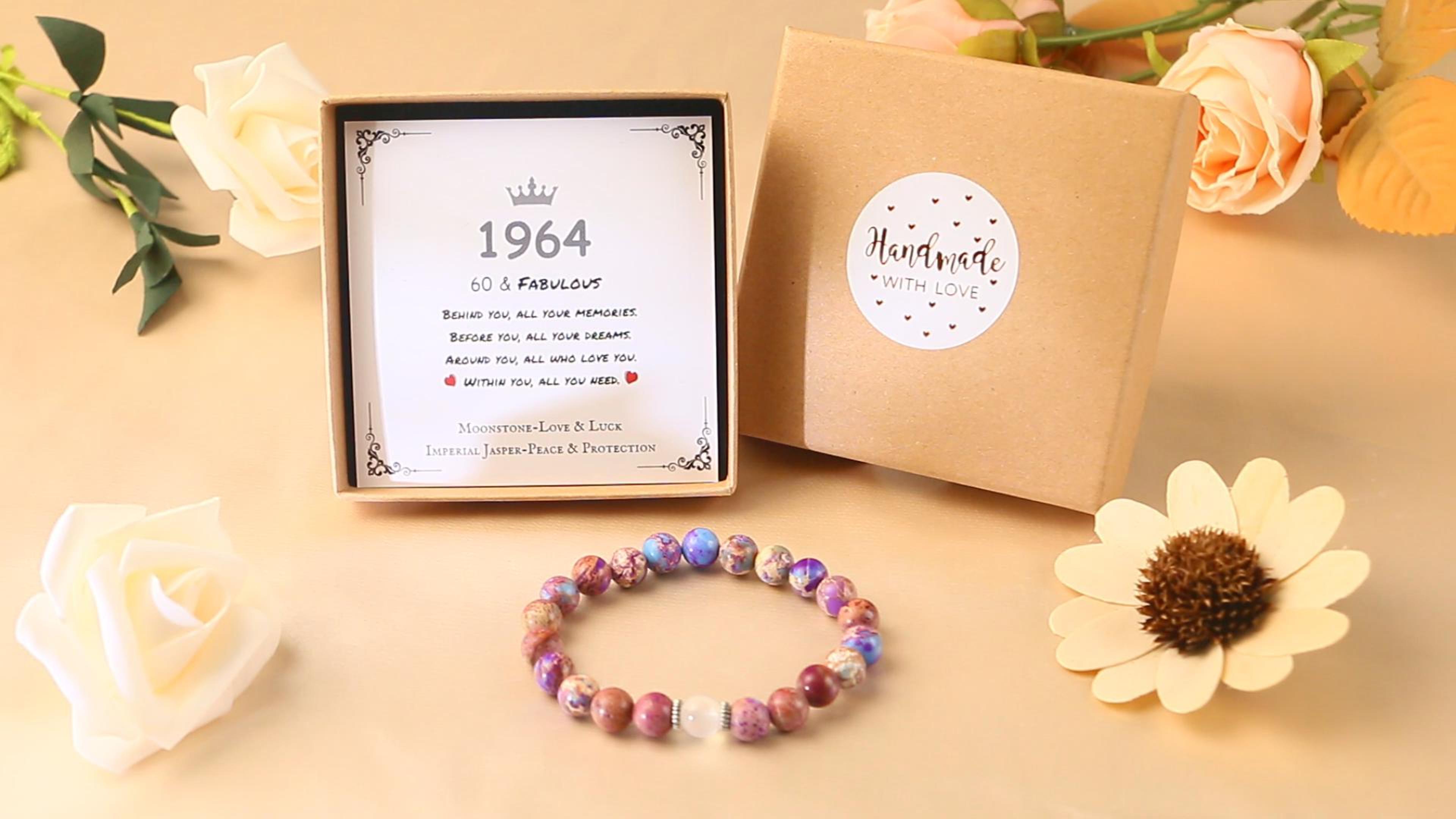 Sereney-60th-Birthday-Gifts-for-Women-Natural-Stone-Bracelet-as-Gifts-for-60-Year-Old-Women-Moonstone-Bracelet-for-1964-Women-as-60th-Birthday-Gifts-Idea-for-Mom-Sister-Grandma-Friend-Birthday-Gifts