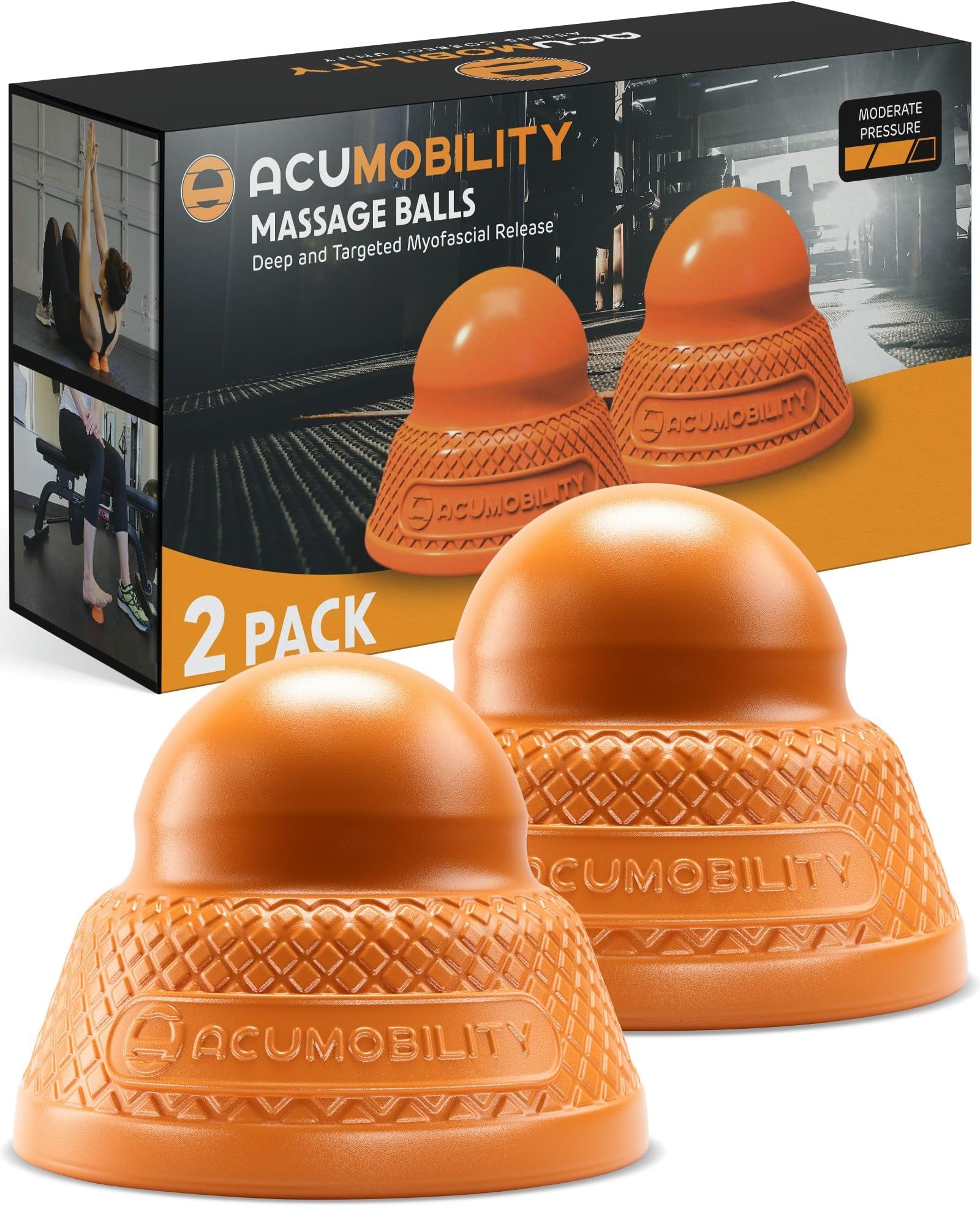 Acumobility Massage Ball Roller 2 Pack Trigger Point