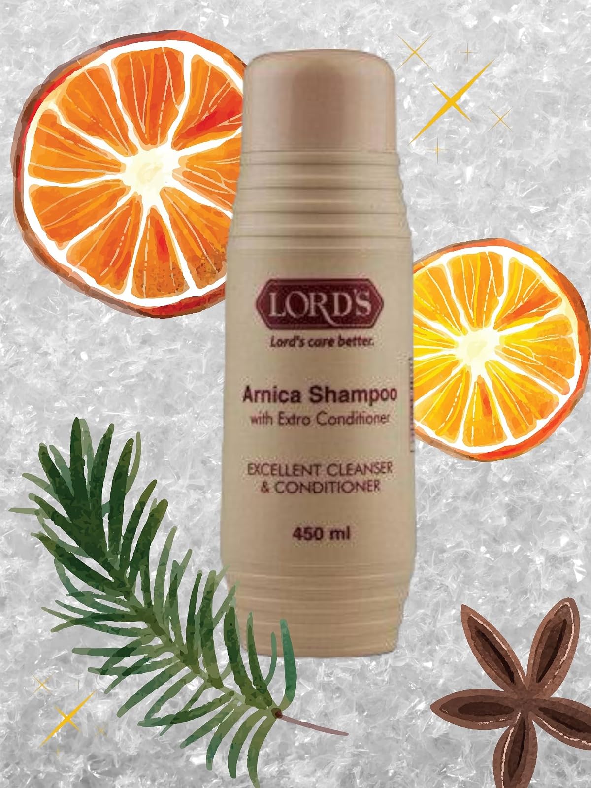 HOMOCOS Lords Arnica Shampoo 450Ml Set Of 1 Bottle