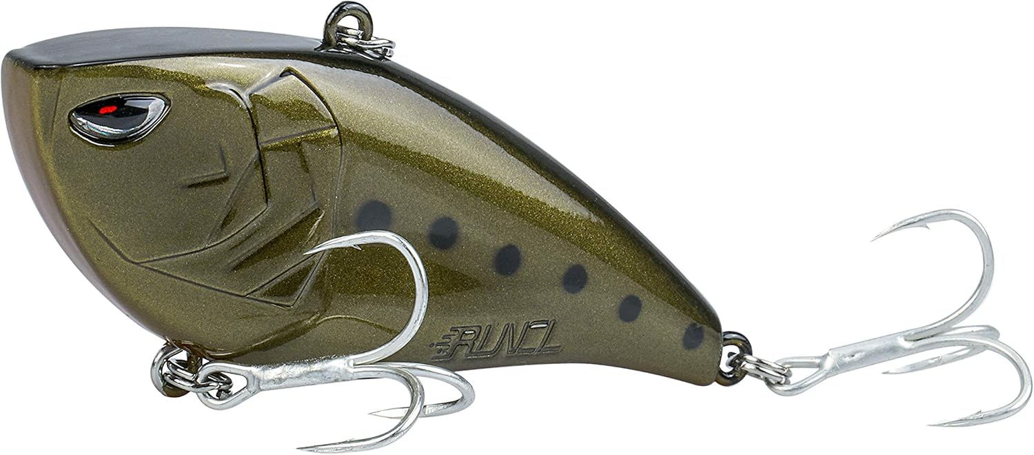 RUNCL ProBite Lipless Crankbait, Vibe Cranks 1/4oz 3/8oz 1/2oz 5/8oz, Hard Fishing Lures - Lifelike Design, Loud Rattles, Precise Weighting System, Tight Wobble Action