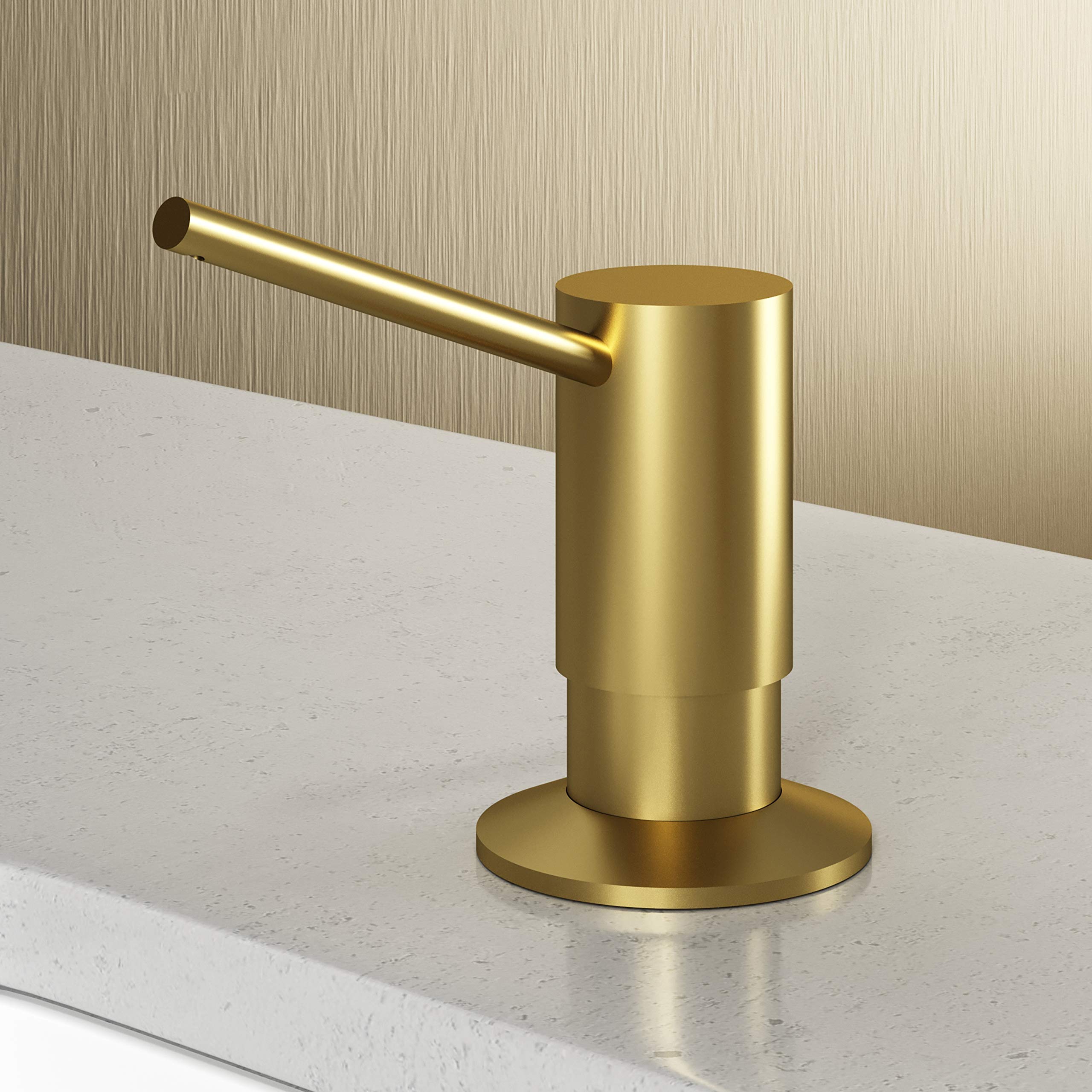 VIGO Kitchen Soap Dispenser in Matte Brushed Gold