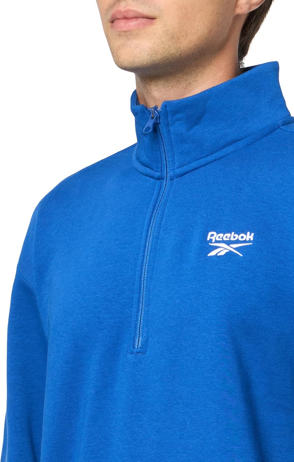 Reebok Men's Identity Small Logo Fleece 1/4 Zip