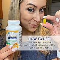 Vista 4 de DOCTORS' PREFERRED GlucoGold con berberina, canela concentrada, cromo, extracto de hoja de banaba (90 tabletas)