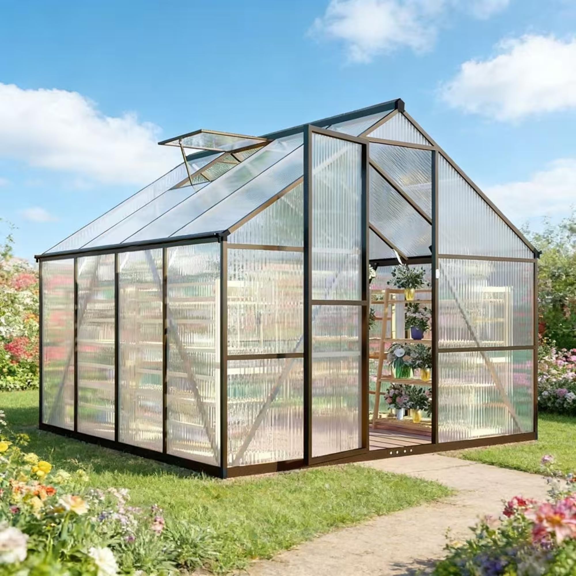 Jiliusure 8x8 Greenhouse