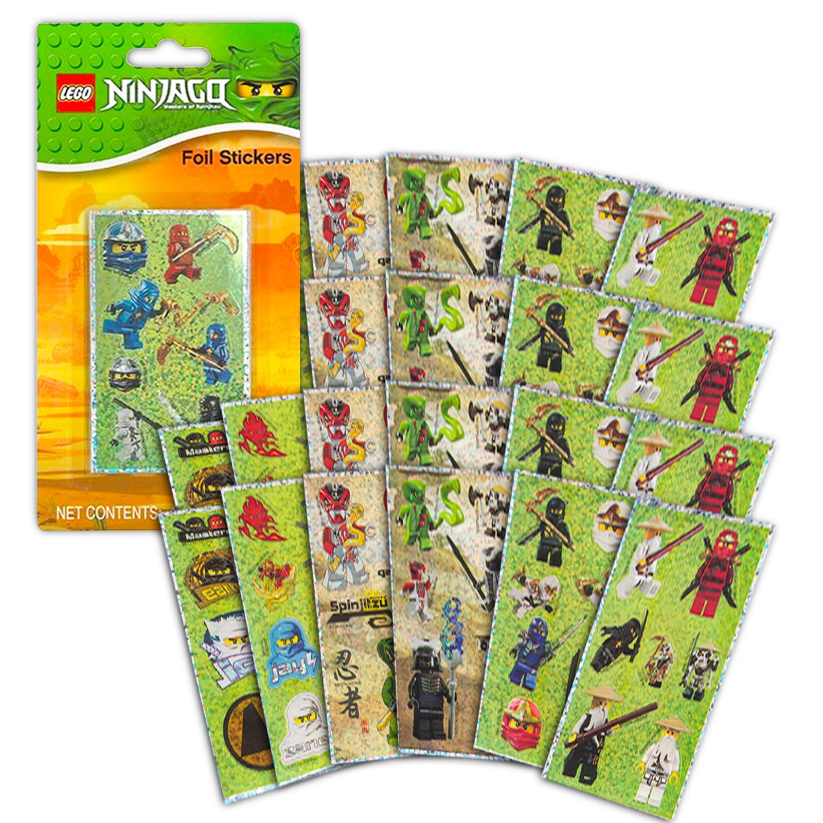 Buy Lego Ninjago Stickers Set for Kids, Toddlers Lego Party Favors