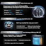 AEOCKY 74 Pint/D Energy Star Version 6.0 Dehumidifier, 4500 Sq.Ft Smart Compressor Dehumidifier with Drain Hose, Intelligent Humidistat,for Basement,Bedroom,Home,Bathroom