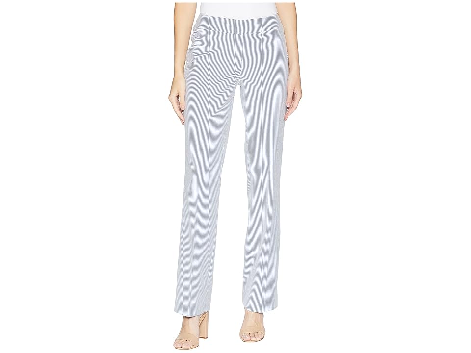 

Nine West Mini Stripe Trouser Pants (Navy/Lily) Women's Casual Pants, Blue
