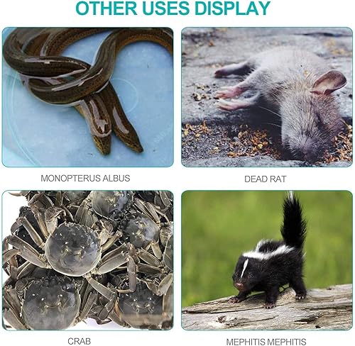 Miniatura 7 de Anrain herramienta de trabajo extrapesado para atrapar serpientes de 47 pulgadas con mordaza ancha