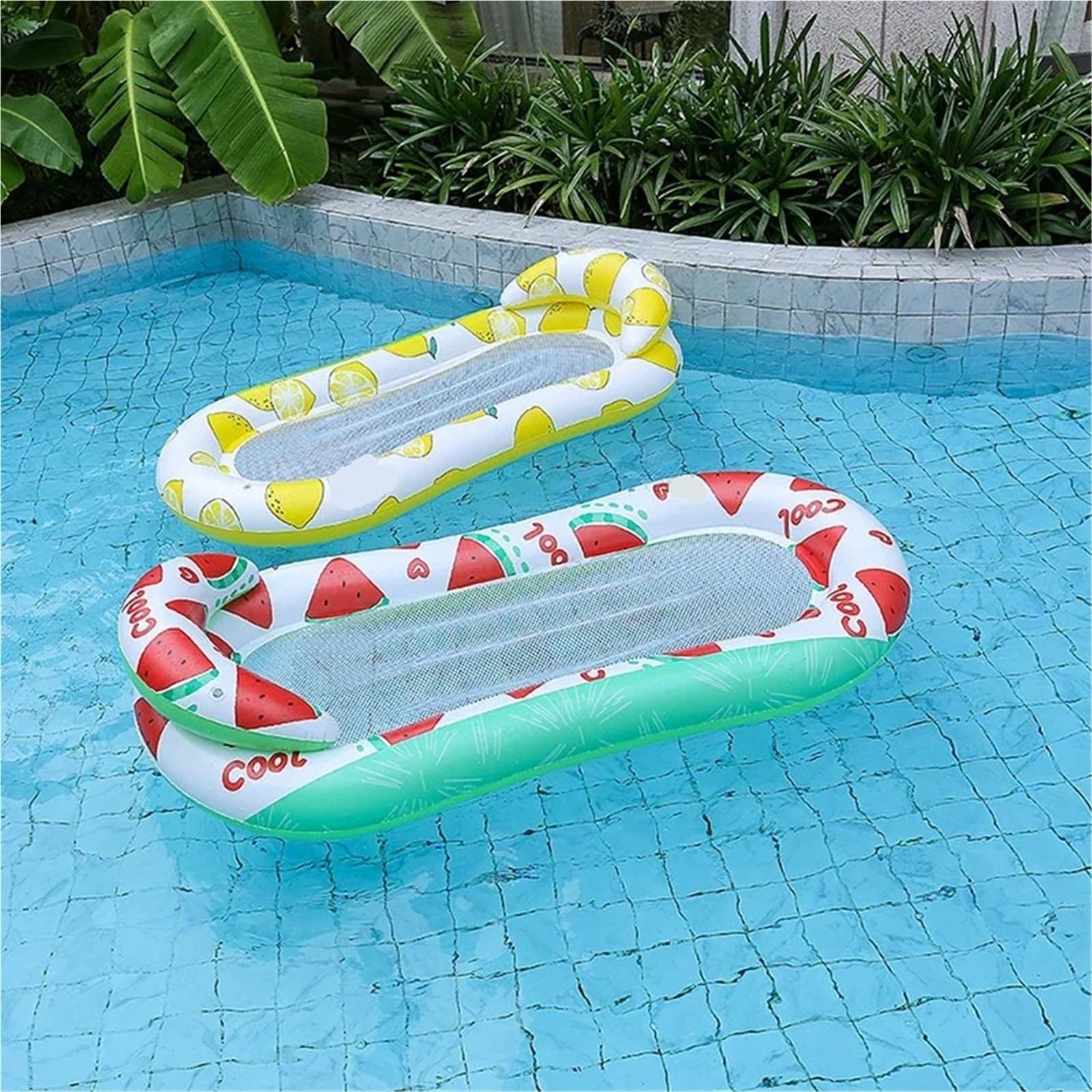 Hamac gonflable flottant pour piscine, matelas de piscine, chaise longue de plage, 1 pièce