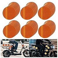 Vista 135 de Adhesivos reflectantes reflectantes de 1 pulgada de diámetro, reflector, impermeable, cinta adhesiva de advertencia de alta visibilidad