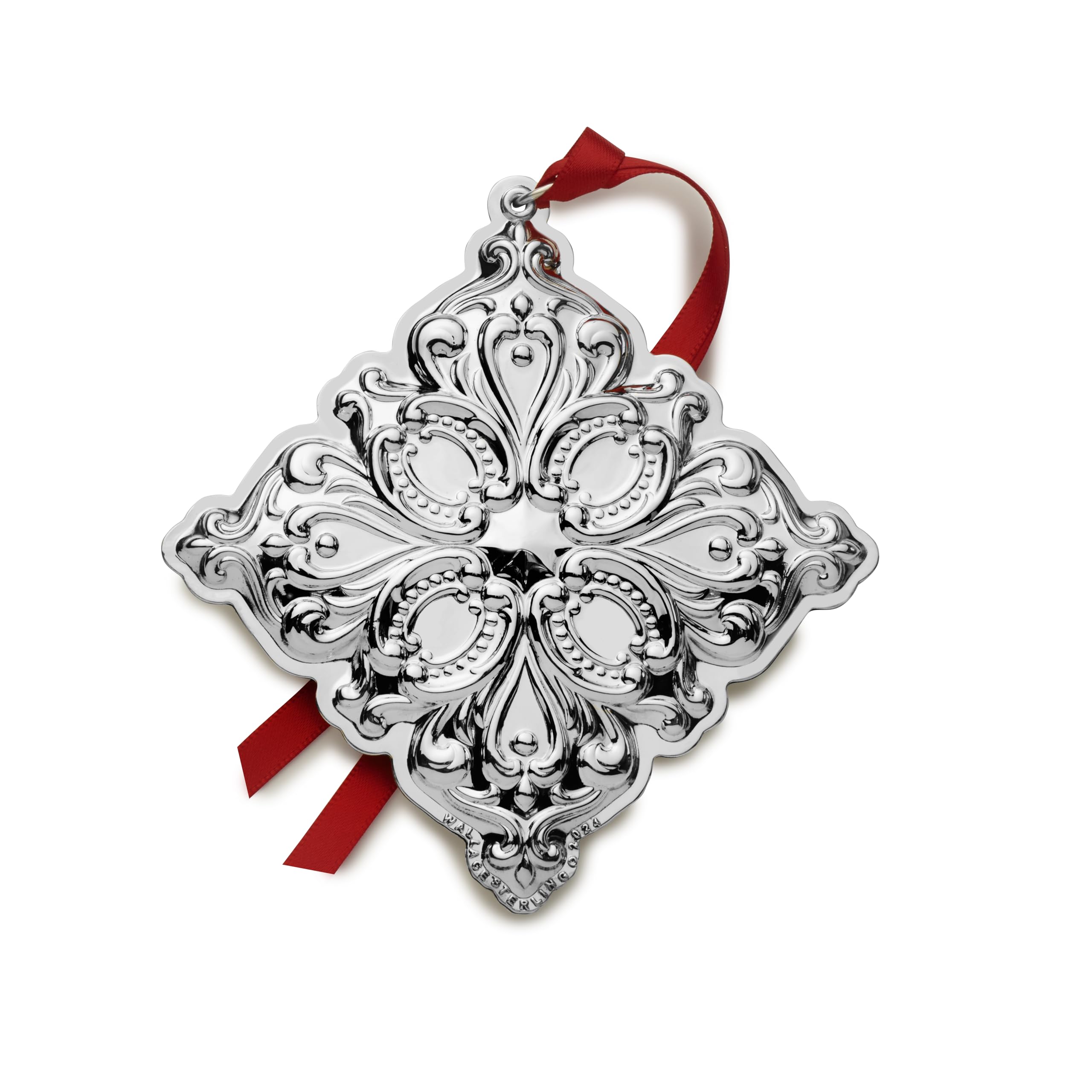Wallace 2024 Sterling Silver Grande Baroque Snowflake Ornament 27th Edition