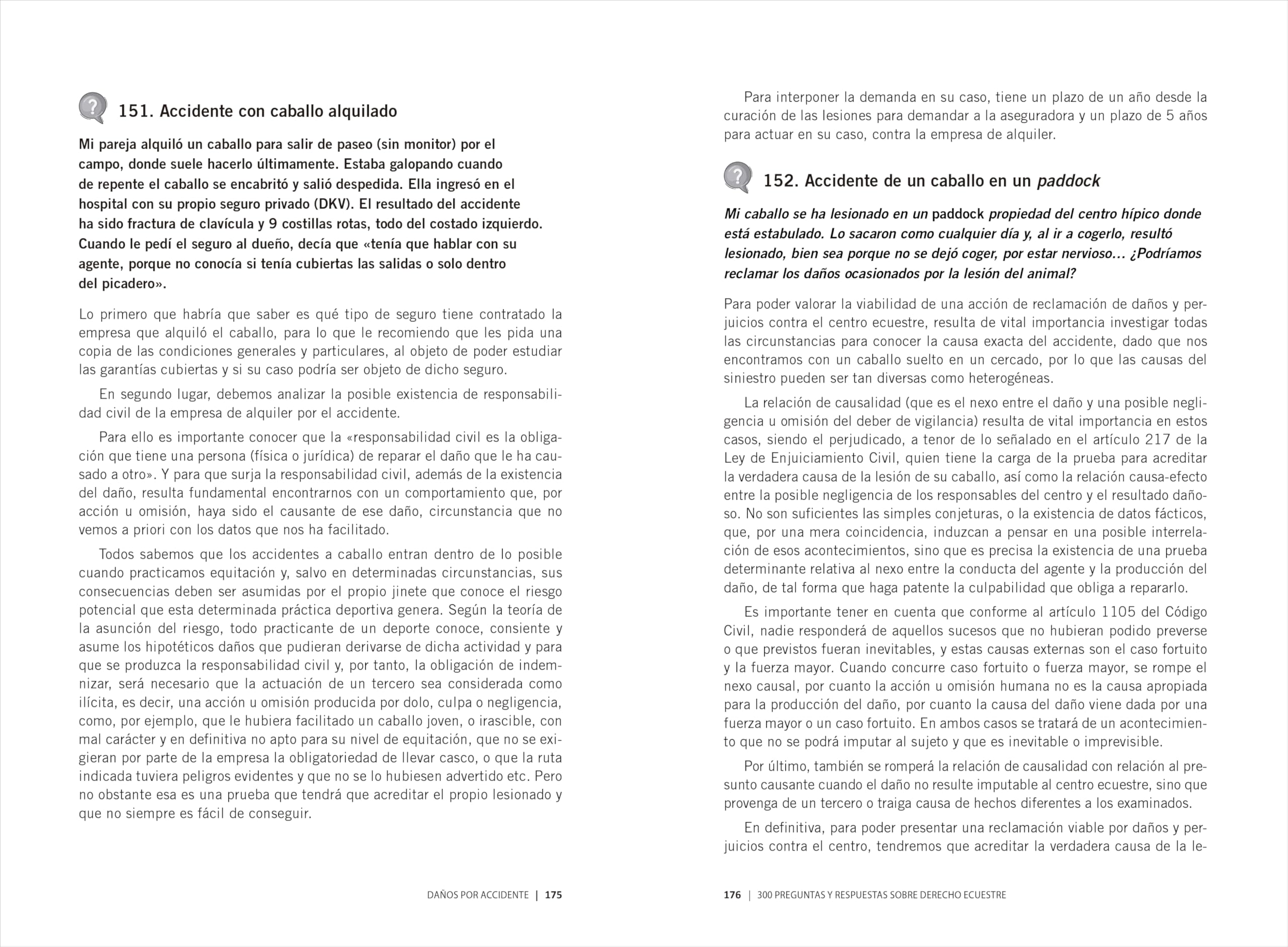 300 preguntas y respuestas sobre derecho ecuestre