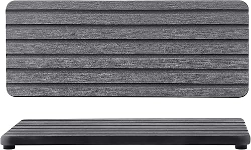 Miniatura 44 de 2 posavasos rectangulares de diatomita absorbentes de agua, diseño ranurado, piedra absorbente de agua utilizada para jabones de manos, plantas