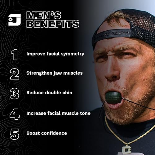 Miniatura 10 de Jawzrsize Jawline Ejercitador y tonificación del cuello