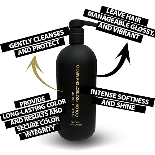 Miniatura 7 de Prorituals Color Protect Shampoo - Champú de limpieza suave para cabello tratado con color