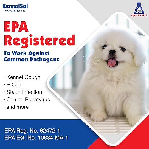 Miniatura 3 de KennelSol Limpiador de perreras de 1 paso de 1 galón y paquete de desengrasante resistente naranja