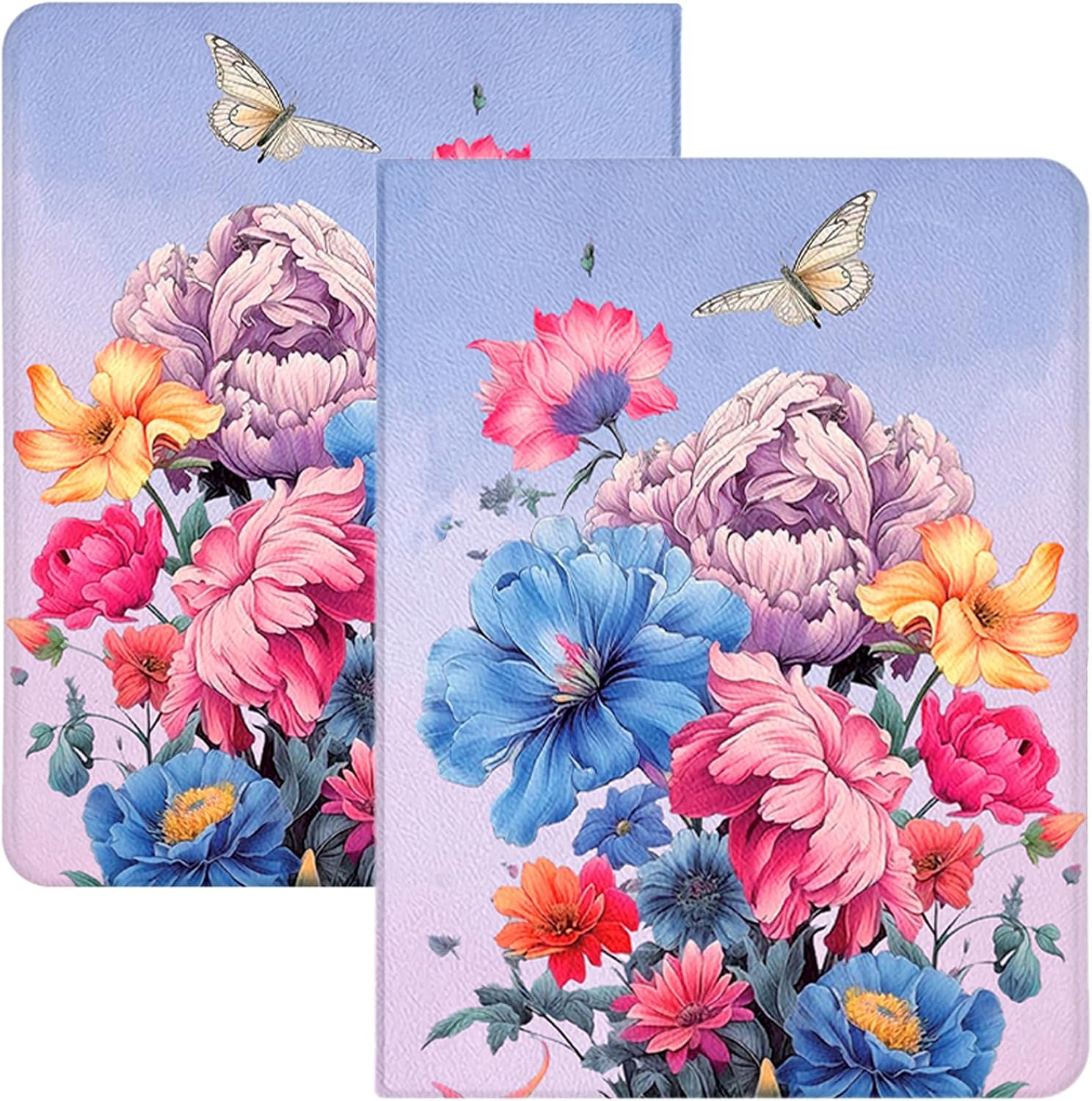 DayQiQiPu Hülle für Honor Pad X7 2025 (8,7 Zoll) PU Leder Florale