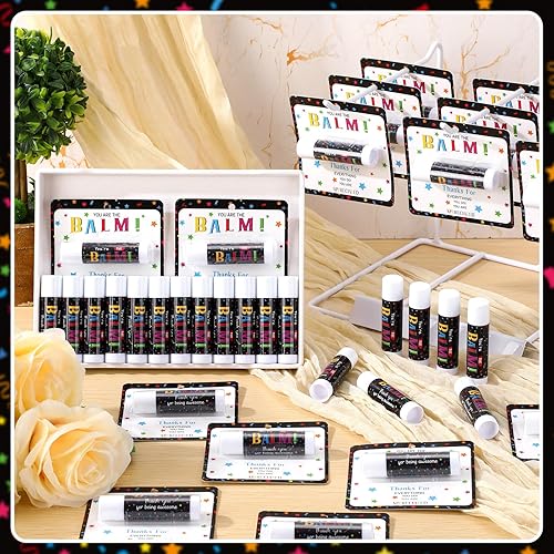 Miniatura 4 de Sacubee 60 unidades de regalos de Acción de Gracias, bálsamos labiales a granel, recuerdos de fiesta, miel, cuidado de labios, 5 estilos,