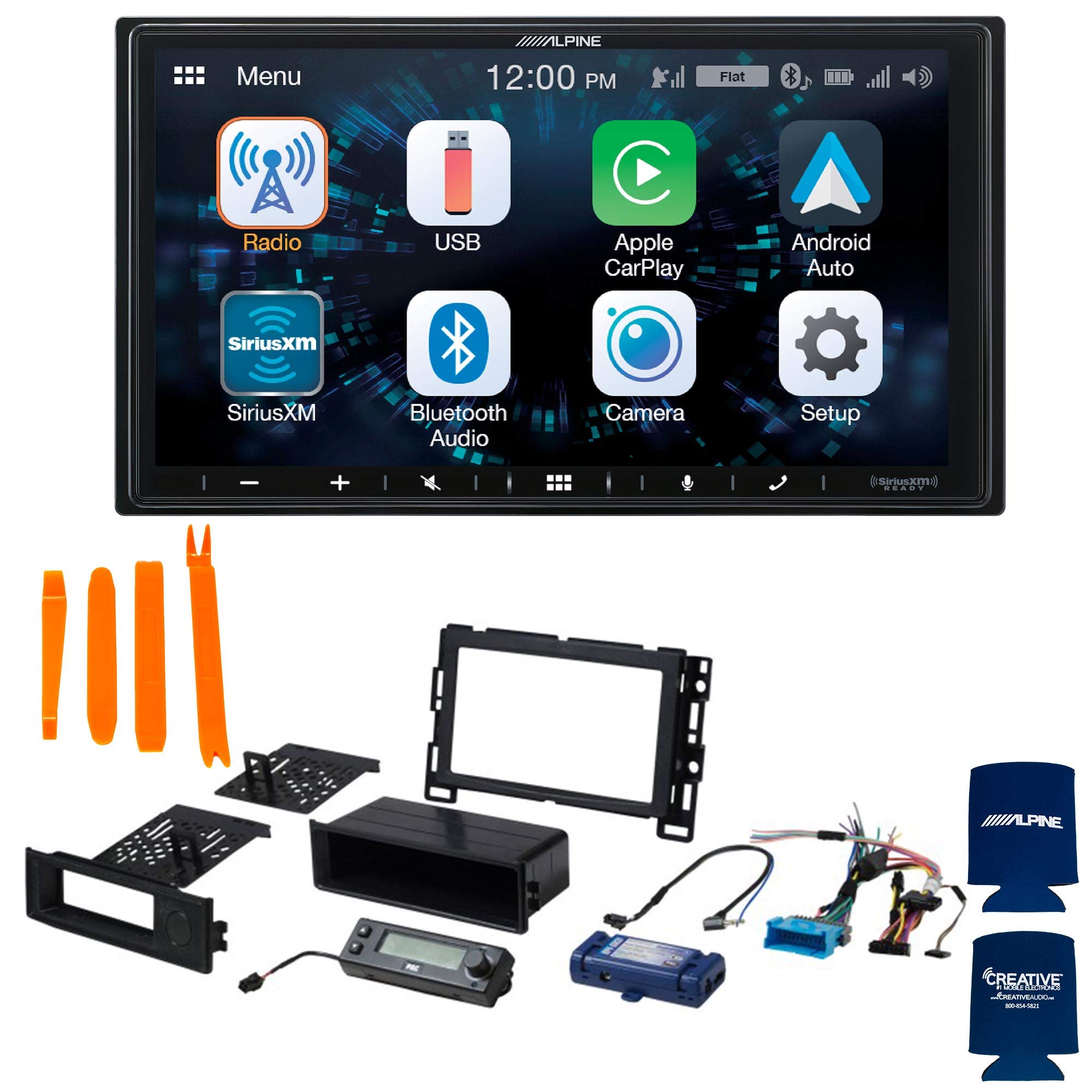 Alpine ILX-W650 7-Inch Mech-Less Receiver with PAC RPK4-GM2301 04-08 Chevy Malibu 05-08 Pontiac G6 I